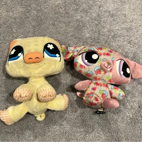 Littlest Pet Shop Toys Lps Stuffed Plushies Collectibles Poshmark